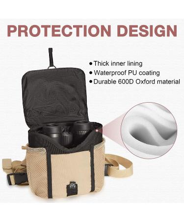 Golkcurx Adjustable Binocular Harness Chest Pack - Waterproof for Hiking & Hunting | Khaki - Buy Online on SooperMarket.com