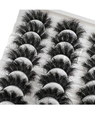 20 Pairs Dramatic 25MM Fluffy Mink Eyelashes Wholesale Pack by TIKILEY - Reusable and Long Bottom Lashes - Buy Online on SooperMarket.com