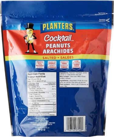 Planters Cocktail Peanuts Roasted Salted 600 Grams - Buy Online on SooperMarket.com