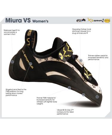 La Sportiva Miura VS Rock Climbing Shoe 7 Blue - Performance and Precision - Buy Online on SooperMarket.com