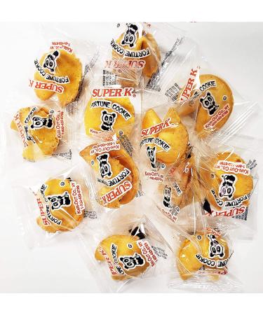 Fortune Cookies: Crisp Vanilla Cookies with Fun Traditional Fortunes - 25 Wrapped Cookies - Buy Online on SooperMarket.com
