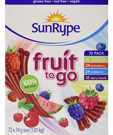 SunRype Fruit to Go Snack Variety Pack - 72 Imported from Canada 0.49oz - Buy Online on SooperMarket.com
