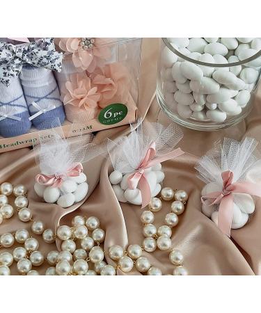 White Jordan Almonds Candy Bulk - 5LB by Sconza - Wedding Favors - Sweet Candy Coated Almonds - Buy Online on SooperMarket.com