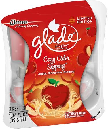 Glade Plugins Scented Oil Air Freshener Refill - Cozy Cider Sipping 1.34 oz | International Shipping Available - Buy Online on SooperMarket.com