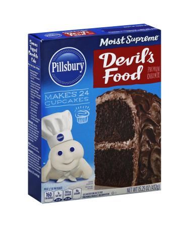 Pillsbury Devils Food Moist Supreme Premium Cake Mix 432g