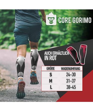 Core Gorimo Waden Compression Stockings for Women - Breathable Calf Support in Black/White - Optimal Performance in Sports - Buy Online on SooperMarket.com