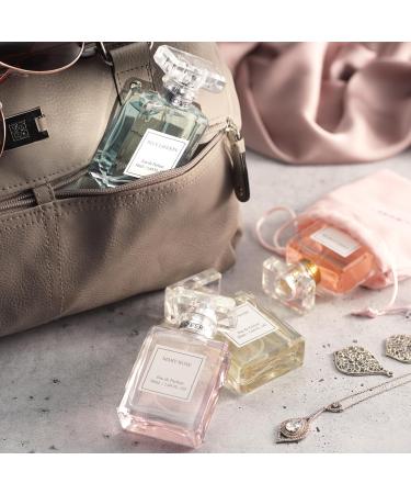 Valentines Gifts for Women Perfume for Women Women's Perfume Gift Set - 4pc Sampler With Vanilla Musk Amber Noir Blue Lagoon & Mary Rose Fragrances - Large Bottle of Floral Parfum Made in France White Set - Buy Online on SooperMarket.com