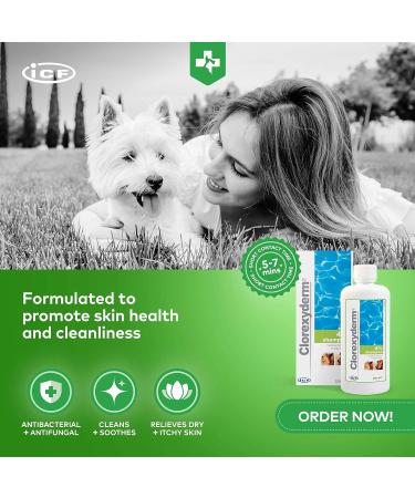 ICF Clorexyderm Shampoo 4% for Dogs & Cats - 250 ml | Best International Shipping - Buy Online on SooperMarket.com