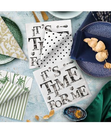 Buy PAW 3-Layer Paper Napkins (33x33 cm) - 20 Pieces | Perfect for Birthdays Weddings & Parties | Double-Sided Printed Designs - Buy Online on SooperMarket.com