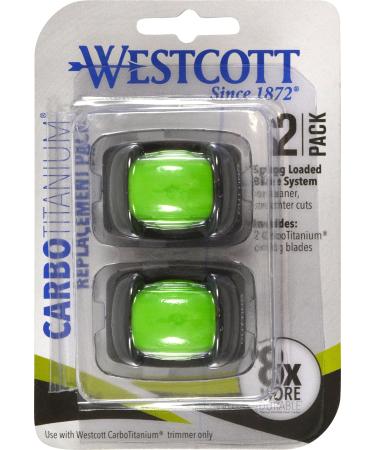 Westcott CarboTitanium Replacement Blades 2 Pack (16854)