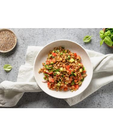 Organic Italian Steel Cut Farro  1.5 Pounds  Non-GMO  Cracked Pearled Wheat Grain  Non-Irradiated  Vegan  Bulk. Easy to Cook. Rich in Fiber  Protein. Perfect for Cereal  Porridge  Soups  Salads - Buy Online on SooperMarket.com
