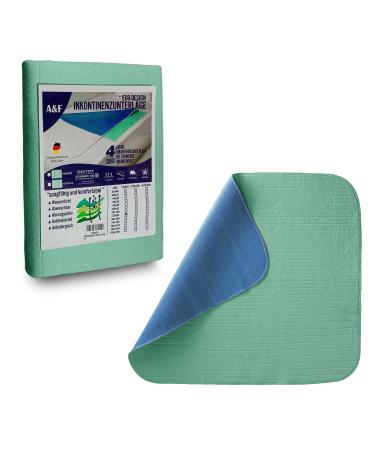 A&F incontinence edition 35x40 (1 Pack) -4 layer bis 26280ml/m suction power hospital pad washable incontinence pad washable mattress pad for baby bed and cot 35x40 1 Pack