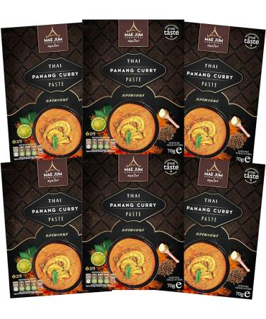 Traditional Thai Panang Curry Paste (1 x 70g) by Mae Jum | Great Taste Award - Buy Online on SooperMarket.com