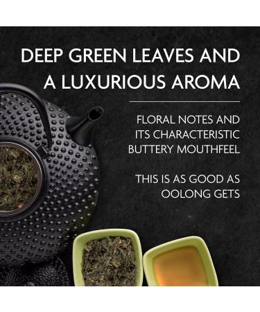 East London Tea Co. - JADE OOLONG Loose Leaf Tea | High in Antioxidants | 100% Natural Ingredients (80g Pouch) - Buy Online on SooperMarket.com