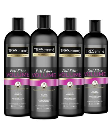 TRESemmé Shampoo For Instant Lift and Body Fiber Full Volume For Long-Lasting Buildable Volume 20 oz 4 Count