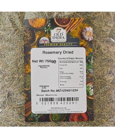Old India Rosemary Dried 750g - Premium Quality Aromatic Herb - Buy Online on SooperMarket.com