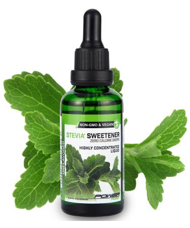 ALPHAPOWER FOOD | Stevia sugar pure without calories I Liquid sweetener Liquid sweetener Stevia sugar pure 50.00 ml