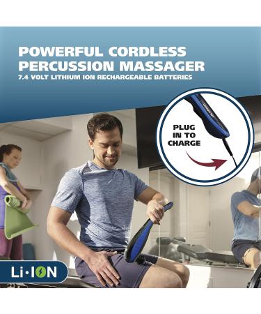 Wahl Lithium Ion Long Handled Cordless Percussion Massager for Deep Tissue Relief - Model 4232 - Buy Online on SooperMarket.com