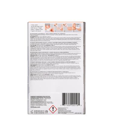 KISS 100 Full Cover Nails Kit Short Square | Short Length Nails Set - Buy Online on SooperMarket.com