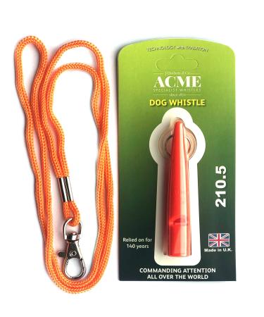 Acme Dog whistle with Acme Lanyard (210.5 Orange)