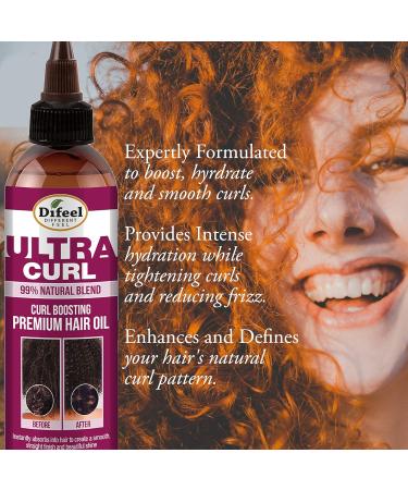 Difeel Ultra Curl 3-PC Hair Care Set | Curl Boosting Shampoo Conditioner & Oil - International Shipping Available - Buy Online on SooperMarket.com