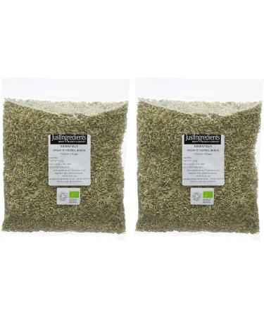 JustIngredients Essentials Organic Fennel Seeds 250g 250 g - Buy Online on SooperMarket.com