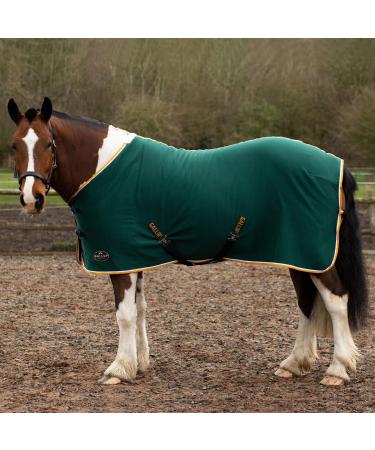 Gallop Jersey Fleece Cooler Rug For Horse Pony Equestrian (5'6" Green)
