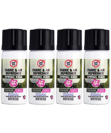 4-pk ODOR STOP Fabric & Air Refresher Spring Rain 1.4 oz