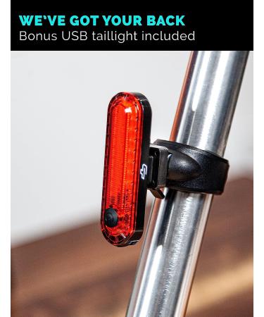 Bike Lights for Night Riding  USB Rechargeable Shark 300 Ultra Bright LED Bike Lights Front and Back Safety Tail Light Included  Bicycle Light Compatible with Mountain  Road  Kids & City Bicycles - Buy Online on SooperMarket.com