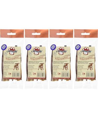 Carnello Hundeleckerli for Small Dogs - Grain-Free Puppy Spaghetti Treats | Healthy Dog Snacks (4 x 30g Pack) - Buy Online on SooperMarket.com