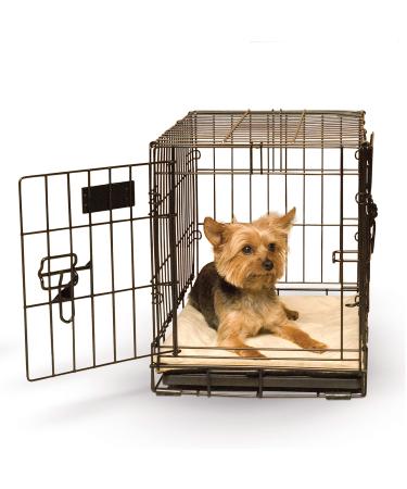 K&H PET PRODUCTS Self-Warming Crate Pad Tan X-Small 14 X 22 Inches Retail Package