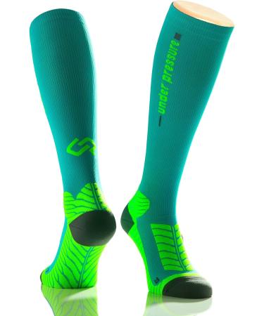Runattack High-Performance Sport Compression Stockings - 18-21mmHg Size 39-42 Petrol | International Shipping Available - Buy Online on SooperMarket.com
