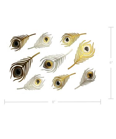 Terra Tattoos Metallic Temporary Tats - 75+ Egyptian Designs, Waterproof & Long Lasting - Ideal for Beach, Festivals & More! - Buy Online on SooperMarket.com