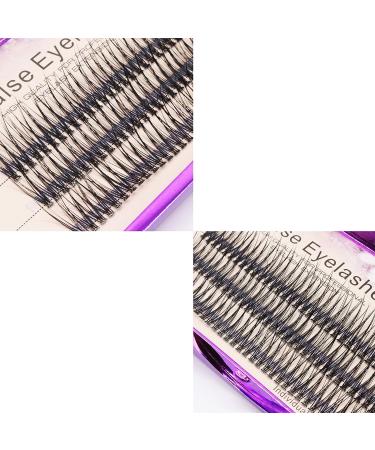 Bodermincer 120pcs Handmade Fish Tail False Eyelashes 0.10mm Thick Black Individual Lashes Extension 12mm - Natural Long Fake Eyelashes - Buy Online on SooperMarket.com