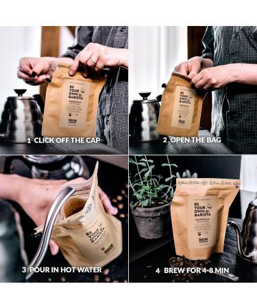 Gourmet Birthday Coffee Gift Set - 10 Finest Single Estate Specialty & Organic Coffees for Men & Women | Hamper Style Letterbox Gift Idea - Buy Online on SooperMarket.com