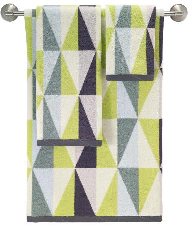 Avanti Linens Adler Collection Harlequin Multicolor Washcloth - Soft & Absorbent Cotton Towel - Buy Online on SooperMarket.com