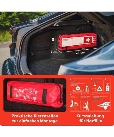 Buy Purahelp Kfz Kombitsche - DIN 13164 Compliant First Aid Kit & Warning Triangle Set for Cars (2024) - Buy Online on SooperMarket.com