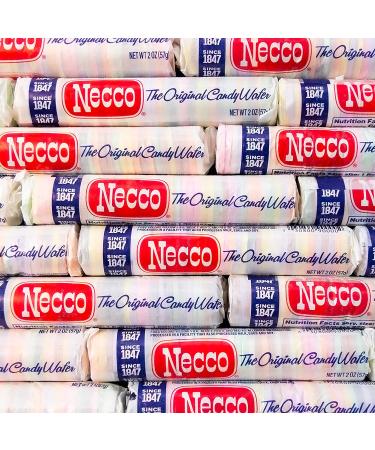 Necco Wafers Display Pack - Original Candy Wafers, 2-Ounce Rolls (Pack of 24) - Buy Online on SooperMarket.com