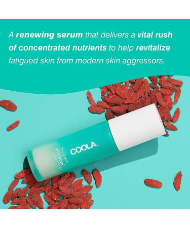 Coola Organic Vital Rush Skin Renewal Serum - Dermatologist Tested - Vitamin C & Hyaluronic Acid - 1 Fl Oz - Buy Online on SooperMarket.com