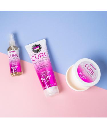 The Curl Company Enhance & Perfect Curl Cream 200ml with Curplex & Moringa Oil. Ideal for Curls & Waves - Buy Online on SooperMarket.com
