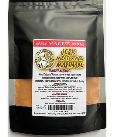 MISTER MARINADE Meat Glaze Marinade Big Value 400g BBQ Seasoning (Jamaican Jerk)