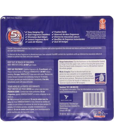 Finish Dishwasher Freshener/Deodorizer Citrus 2 Count - Buy Online on SooperMarket.com
