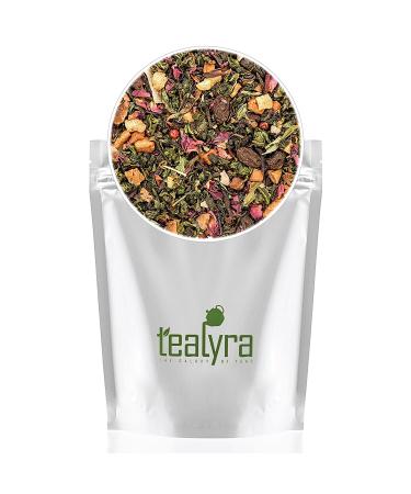 Tealyra Berry Rose Slenderize Pu Erh Green Oolong Tea Blend - 5-Year Aged - 220g - Weight Loss Diet Tea - All Natural - 7.76 oz / 220g - Buy Online on SooperMarket.com