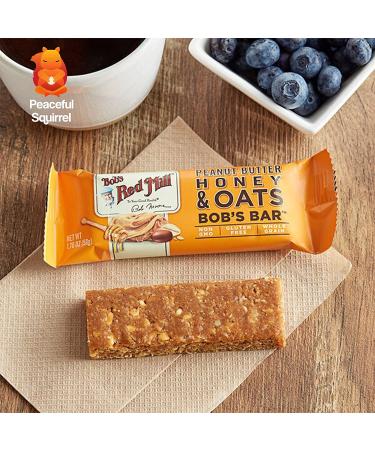 Peaceful Squirrel Variety  Bob's Red Mill Peanut Butter Oat Bars  Variety of 10 Bars  5 Flavors  Gluten Free  Non-GMO  1.76 Ounce - Buy Online on SooperMarket.com