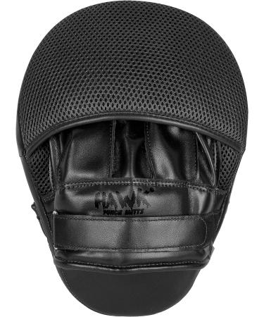 Hawk Sports All-Black Leather Punching Mitts for Martial Arts and Boxing Training - Men, Women, Kids - Buy Online on SooperMarket.com