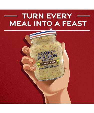 Grey Poupon Country Dijon Mustard - 8 oz Jar - Buy Online on SooperMarket.com
