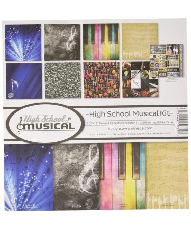 Reminisce (REMBC) High School Musical Scrapbook Collection Kit, Multi Color Palette