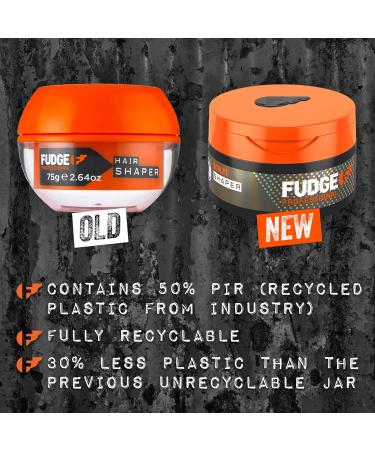 Fudge Professional Hair Shaper Wax for Men - Medium Hold Texturizing Hair Cream - Matte Finish - 75g - Buy Online on SooperMarket.com