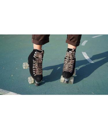 Moxi Panther Roller Skates - Stylish Black Suede Womens Skates | Size 7 - Buy Online on SooperMarket.com
