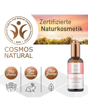 Himalayas Dreams Hair Oil & Beard Oil 100ml | Vegan Natural Cosmetics with Rosemary Coconut Sesame & Castor Oils for Limp Hair - Buy Online on SooperMarket.com